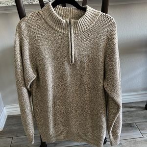Mens Mid-Zip Sweater
